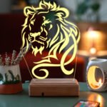 ASLAN 3D 16 Renk Gece Lambası