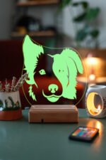 Köpek 3D 16 Renk Gece Lambası