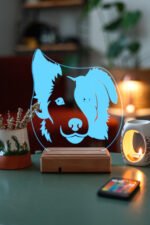 Köpek 3D 16 Renk Gece Lambası - Görsel 2