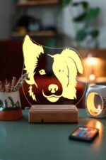 Köpek 3D 16 Renk Gece Lambası - Görsel 3
