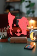 Köpek 3D 16 Renk Gece Lambası - Görsel 4