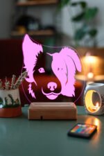 Köpek 3D 16 Renk Gece Lambası - Görsel 5