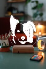 Köpek 3D 16 Renk Gece Lambası - Görsel 7