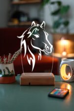 At' Kişiye Özel 16 Renk Dekoratif Lamba - Görsel 7