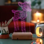 Kişiye Özel Bambi 16 Renk Dekoratif Lamba