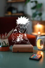 Naruto Uzumaki 3D 16 Renk Gece Lambası