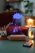 Naruto Uzumaki 3D 16 Renk Gece Lambası - Görsel 2