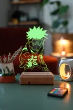 Naruto Uzumaki 3D 16 Renk Gece Lambası - Görsel 4