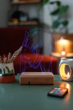 Anime Darling In The Franxx 002 Zero Two 16 Renk Gece Lambası - Görsel 2