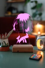 Haikyuu Kenma Kozume 16 Renk Gece Lambası - Görsel 7