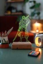 One Piece Rononoa Zoro 16 Renk Gece Lambası