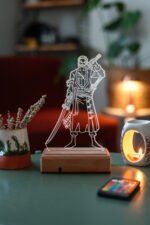 One Piece Rononoa Zoro 16 Renk Gece Lambası - Görsel 4