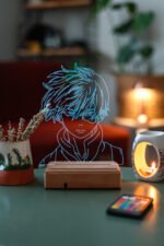 My Hero Academia Shoto Todoroki 16 Renk Gece Lambası - Görsel 5