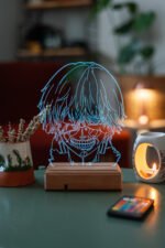 Tokyo Ghoul Ken Kaneki 16 Renk Gece Lambası - Görsel 3
