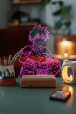 My Hero Academia Katsuki Bakugo 16 Renk Gece Lambası - Görsel 4