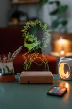 My Hero Academia Dabi 16 Renk Gece Lambası - Görsel 4