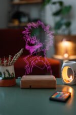 My Hero Academia Dabi 16 Renk Gece Lambası - Görsel 7