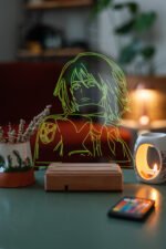 Attack Of Titans Mikasa Ackerman 16 Renk Gece Lambası - Görsel 4
