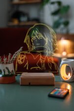 Attack Of Titans Mikasa Ackerman 16 Renk Gece Lambası - Görsel 5