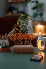 Death Note L 16 Renk Gece Lambası