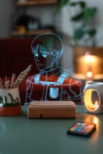 Attack on Titan Armin 16 Renk Gece Lambası - Görsel 2