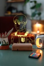 Attack on Titan Armin 16 Renk Gece Lambası - Görsel 4