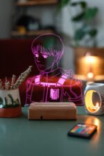 Attack on Titan Armin 16 Renk Gece Lambası - Görsel 7