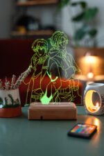 Banana Fish Ash & Eiji 16 Renk Gece Lambası - Görsel 3