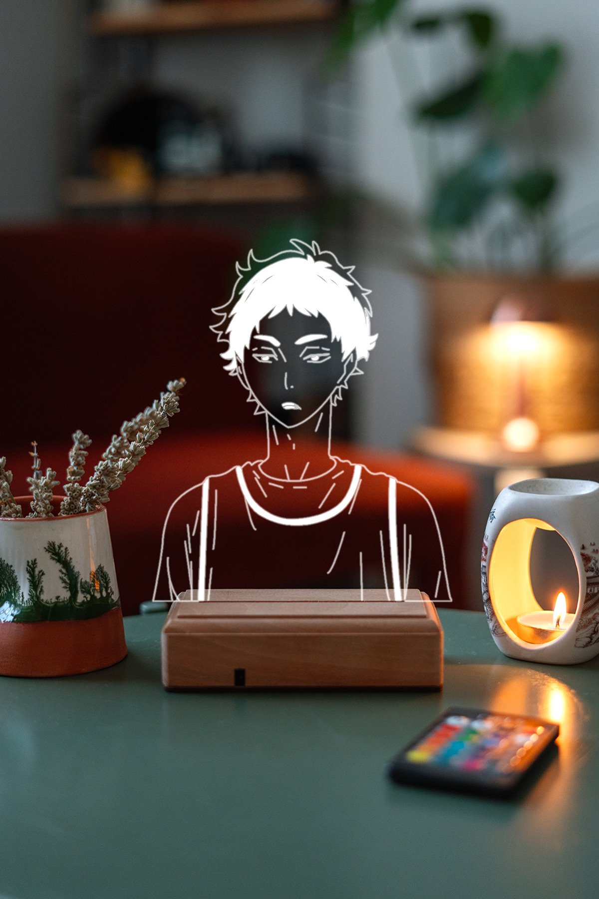 MDW-ANM-046 Haikyuu Akaashi Keiji 16 Renk Gece Lambası - Görsel 1