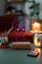 Haikyuu Nishinoya 16 Renk Gece Lambası - Görsel 6