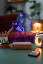 Sailor Moon Usagi Tsukino 16 Renk Gece Lambası - Görsel 6