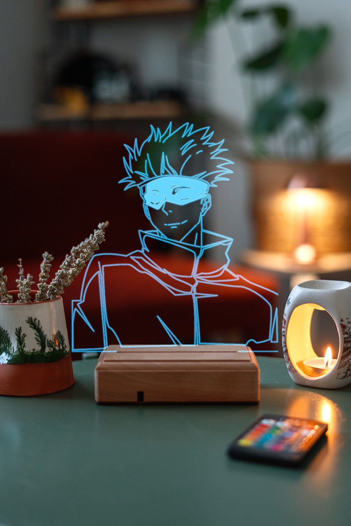 MDW-ANM-058 Gojo Satoru Jujutsu Kaisen 16 Renk Gece Lambası - Görsel 1