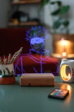 Gojo Satoru Jujutsu Kaisen 16 Renk Gece Lambası - Görsel 6