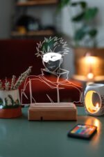 Gojo Satoru Jujutsu Kaisen 16 Renk Gece Lambası - Görsel 7
