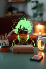 Deku Izuku Midoriya My Hero Academia 16 Renk Gece Lambası