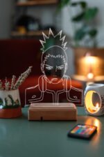 Shikamaru Nara Naruto 16 Renk Gece Lambası - Görsel 2