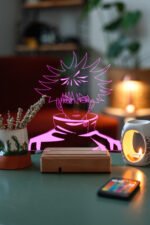 Megumi Fushiguro Jujutsu Kaisen 16 Renk Gece Lambası - Görsel 4