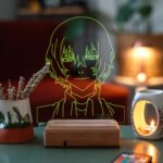 Dazai Osamu 16 Renk Gece Lambası