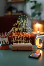 Ymir x Historia Attack On Titan 16 Renk Gece Lambası - Görsel 5