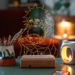 Danganronpa Nagito Komaeda Hajime Hinata 16 Renk Gece Lambası
