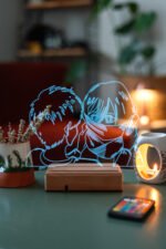 Attack on Titan Mikasa - Eren 16 Renk Gece Lambası - Görsel 4