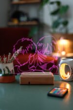 Attack on Titan Mikasa - Eren 16 Renk Gece Lambası - Görsel 6