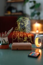 Annie Leonhart Attack On Titan 16 Renk Gece Lambası - Görsel 6