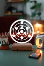 Sharingan Naruto Sembol 16 Renk Anime Gece Lambası