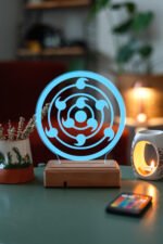 Sharingan Naruto Sembol 16 Renk Anime Gece Lambası - Görsel 2