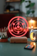 Sharingan Naruto Sembol 16 Renk Anime Gece Lambası - Görsel 3