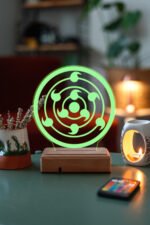 Sharingan Naruto Sembol 16 Renk Anime Gece Lambası - Görsel 6