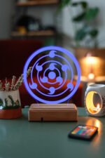 Sharingan Naruto Sembol 16 Renk Anime Gece Lambası - Görsel 7