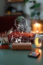 Gintama Sakata Gintoki 16 Renk Anime Gece Lambası - Görsel 2