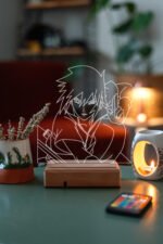 Sasuke Uchiha Naruto 16 Renk Anime Gece Lambası - Görsel 2
